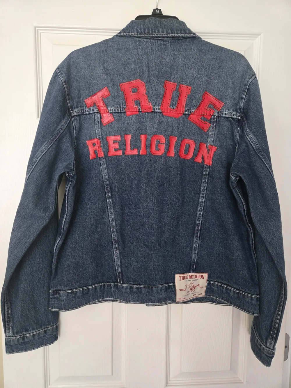 True Religion Men's Blue Denim Trucker Jacket